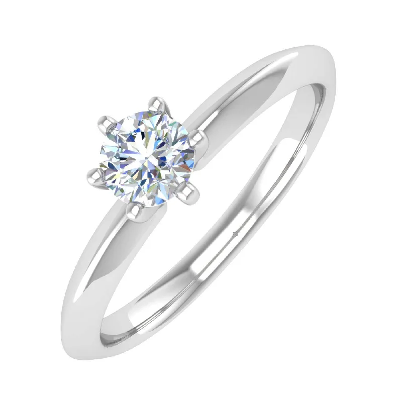 Huge Markdowns On Premium Jewelry Styles 1/2 Carat 6-Prong Set Diamond Solitaire Engagement Ring in Gold Huge Markdowns On Premium Jewelry Styles 1/2 Carat 6-Prong Set Diamond Solitaire Engagement Ring in Gold