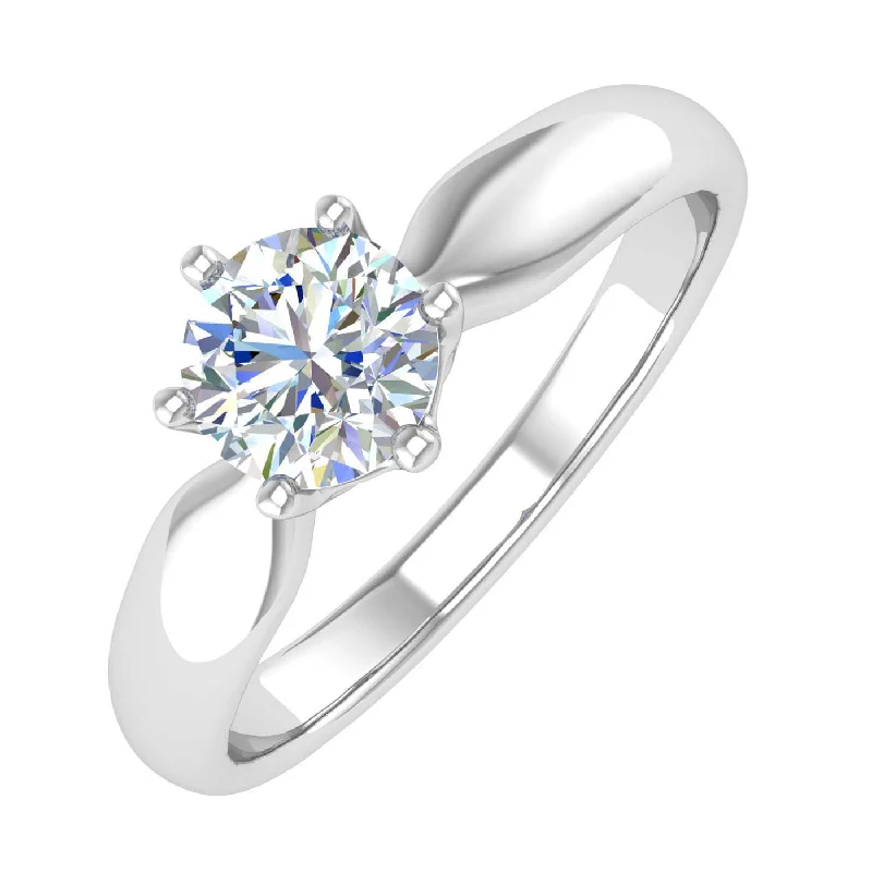 Must-Have Jewelry Pieces At Reduced Prices 1/2 Carat 6-Prong Set Diamond Solitaire Engagement Ring in Gold Must-Have Jewelry Pieces At Reduced Prices 1/2 Carat 6-Prong Set Diamond Solitaire Engagement Ring in Gold