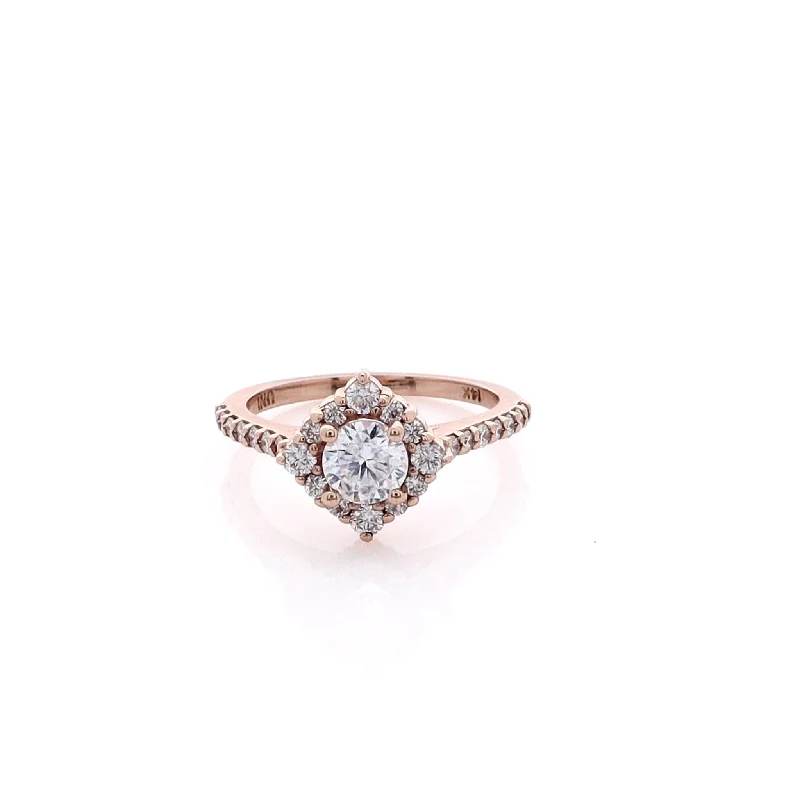 Exclusive Jewelry Bundles At Discounted Prices 14 Karat Rose Gold Semi Pave Diamond Engagement Ring Exclusive Jewelry Bundles At Discounted Prices 14 Karat Rose Gold Semi Pave Diamond Engagement Ring