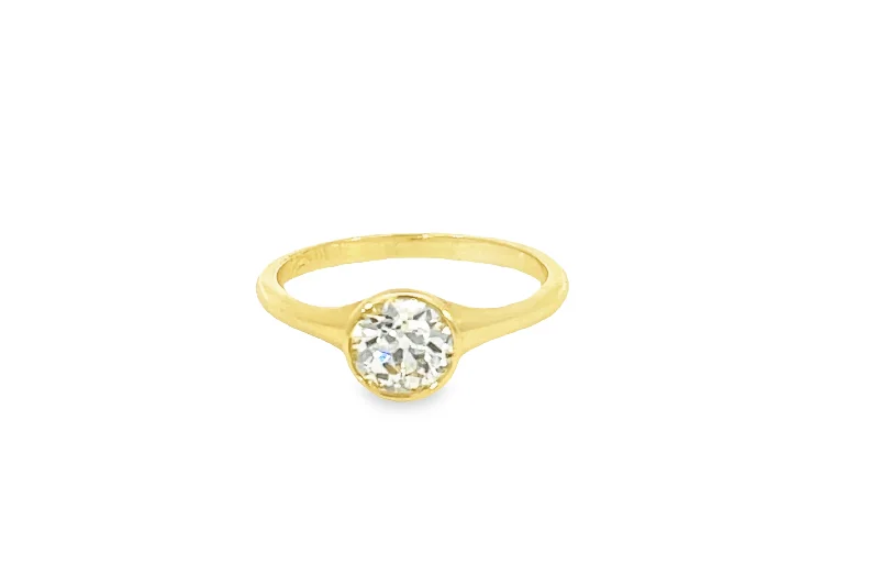 Special Offers On Handcrafted And Designer Jewelry Round Diamond Bezel Set Engagement Ring Special Offers On Handcrafted And Designer Jewelry Round Diamond Bezel Set Engagement Ring