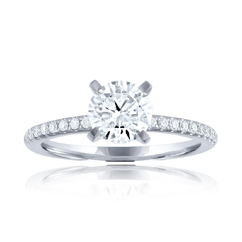 Timeless Elegance, Temporary Discounts – Act Fast 14k Shared Prong Engagement Ring
