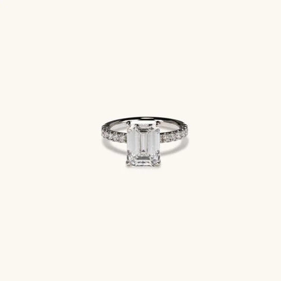 Unmissable Discounts On Timeless Jewelry Pieces 2.98 Emerald Lab Diamond Engagement Ring with Hidden Halo Unmissable Discounts On Timeless Jewelry Pieces 2.98 Emerald Lab Diamond Engagement Ring with Hidden Halo