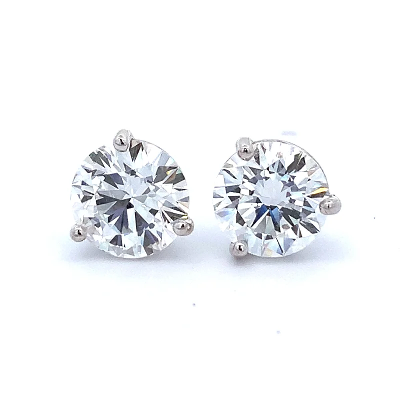 Luxury Jewelry Sale – Elegant Styles At Unbeatable Prices 3.04 CTW GIA Excellent Cut Diamond Stud Earrings in White Gold Luxury Jewelry Sale – Elegant Styles At Unbeatable Prices 3.04 CTW GIA Excellent Cut Diamond Stud Earrings in White Gold