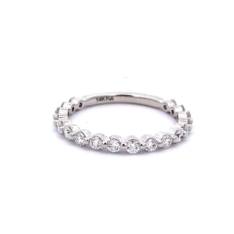 Trending Jewelry Styles Now At Limited-Time Discounts .54 CTW Round Brilliant Cut Diamond Band in White Gold Trending Jewelry Styles Now At Limited-Time Discounts .54 CTW Round Brilliant Cut Diamond Band in White Gold