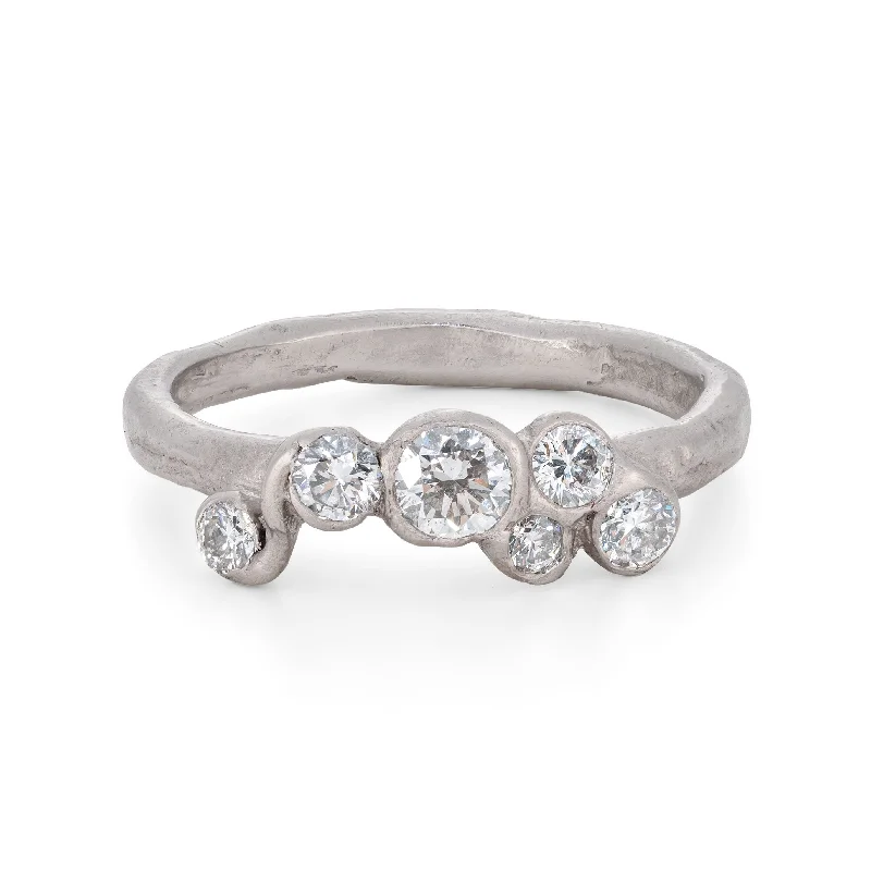 Modern Statement Jewelry For Bold Styling All White Sea Whip Ring