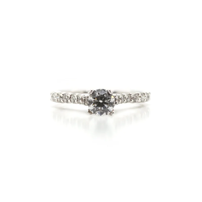 Upgrade Your Jewelry Collection For Less 14k White Gold Shared Prong Engagement Ring Upgrade Your Jewelry Collection For Less 14k White Gold Shared Prong Engagement Ring