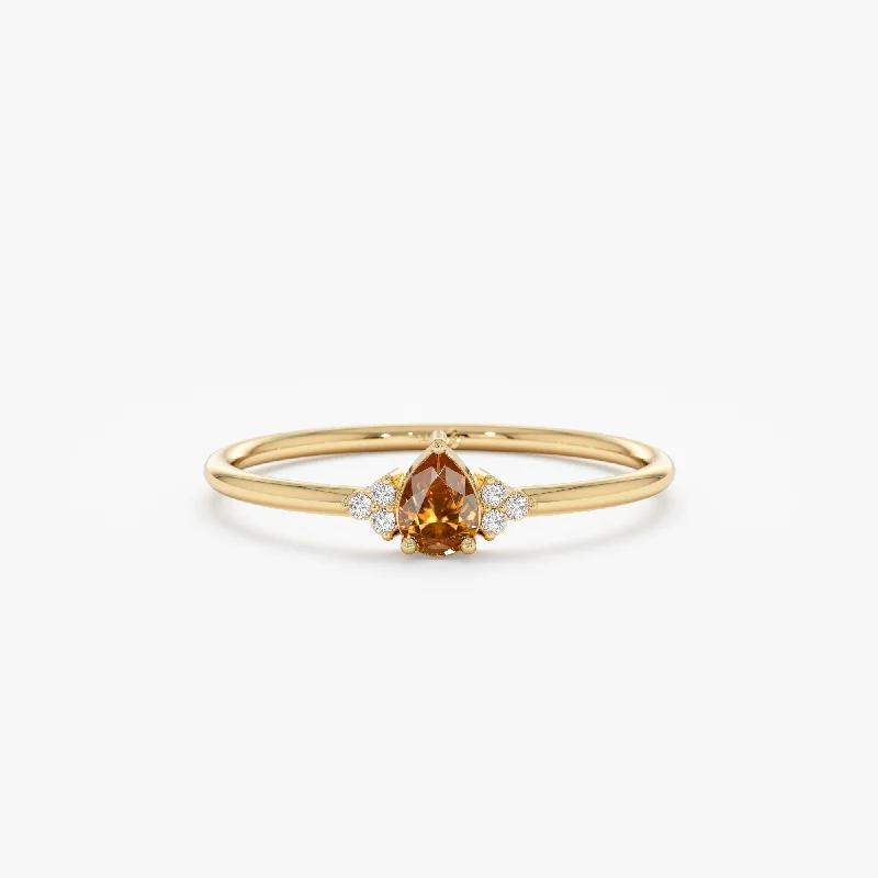 Special Offers On Handcrafted And Designer Jewelry Citrine and Diamond Engagement Ring, Avril Special Offers On Handcrafted And Designer Jewelry Citrine and Diamond Engagement Ring, Avril