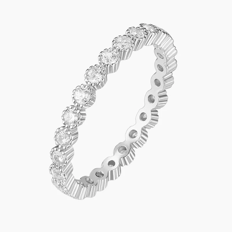 Trending Jewelry Now Available At Exclusive Prices Cubic Zirconia Full Eternity Stackable Band Ring Trending Jewelry Now Available At Exclusive Prices Cubic Zirconia Full Eternity Stackable Band Ring