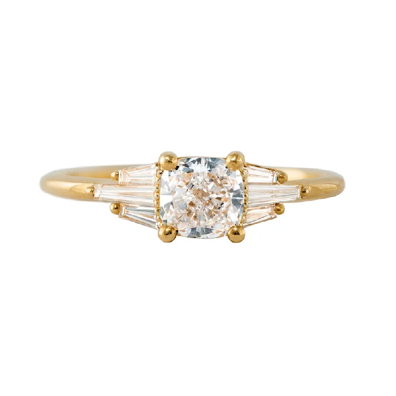 Seasonal Jewelry Deals – Elevate Your Style Deco Engagement Ring with Cushion Diamond Seasonal Jewelry Deals – Elevate Your Style Deco Engagement Ring with Cushion Diamond
