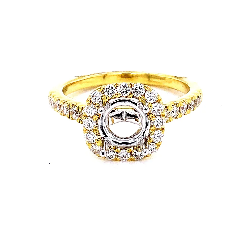 Premium Jewelry Now Available At Special Discounts Diamond Halo Semi Mount