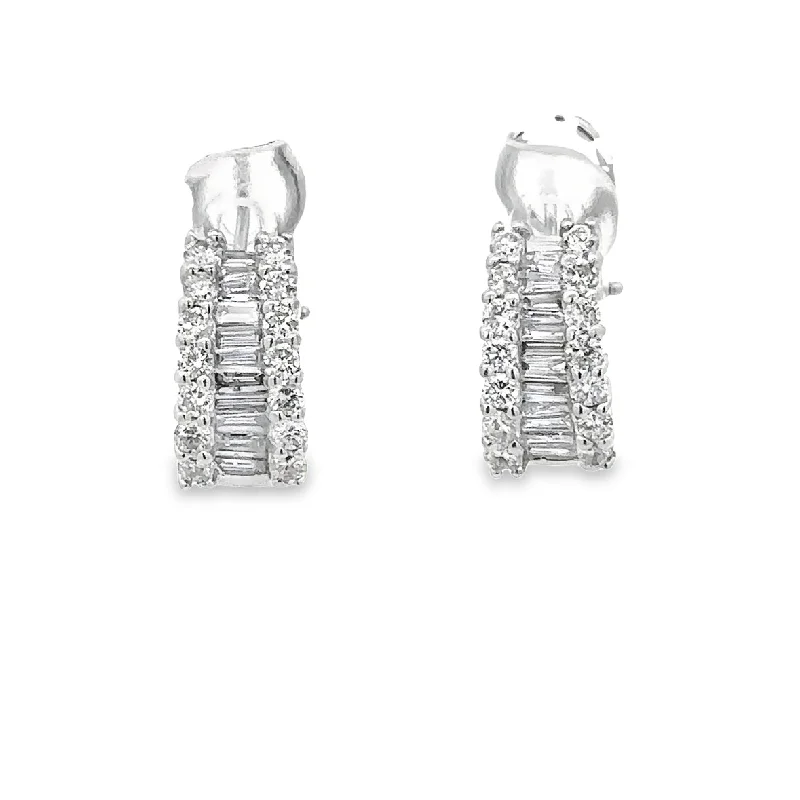 Grab Your Favorite Jewelry At The Lowest Prices Diamond Huggie Earrings in White Gold Grab Your Favorite Jewelry At The Lowest Prices Diamond Huggie Earrings in White Gold