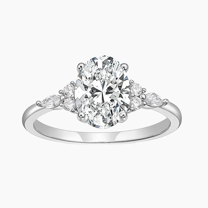 Trendy And Classic Jewelry Now At Reduced Prices Marquise Oval Eternity Wedding Ring in Sterling Silver Trendy And Classic Jewelry Now At Reduced Prices Marquise Oval Eternity Wedding Ring in Sterling Silver