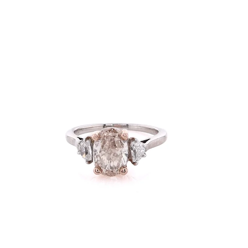 Trending Jewelry Styles Now At Limited-Time Discounts Estate Platinum and 18 Karat Rose Gold Diamond Engagement Ring Trending Jewelry Styles Now At Limited-Time Discounts Estate Platinum and 18 Karat Rose Gold Diamond Engagement Ring