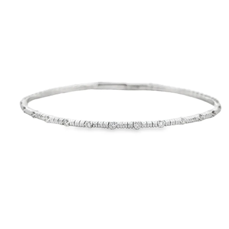 Exclusive Online Discounts On Stylish Jewelry Flexible Diamond Bangle Bracelet in White Gold Exclusive Online Discounts On Stylish Jewelry Flexible Diamond Bangle Bracelet in White Gold