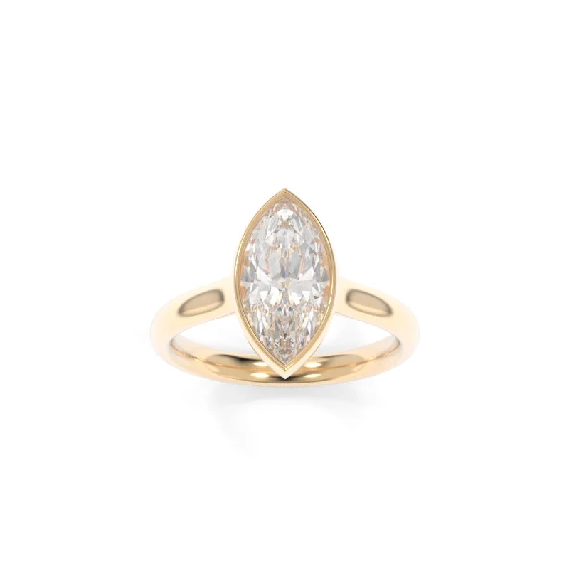 Discounted Jewelry For A Glamorous Look Gwen Solitaire Marquise