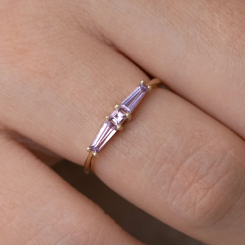 Fine Jewelry, Limited-Time Offers Available Lilac needle baguette ring