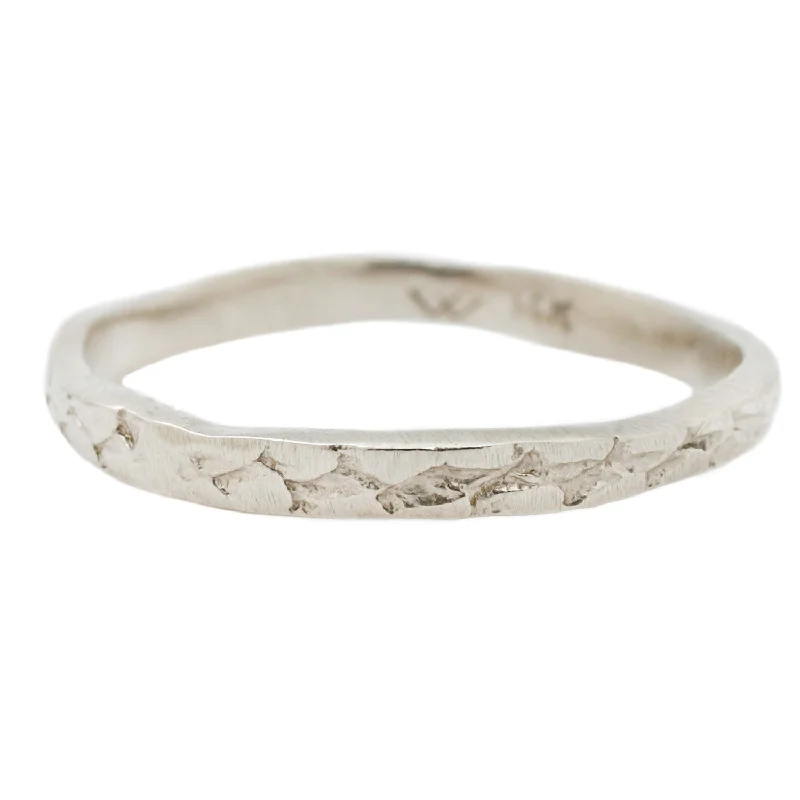 Jewelry Sale – Exclusive Styles At Lower Prices White Gold Snakeskin Stacking Band