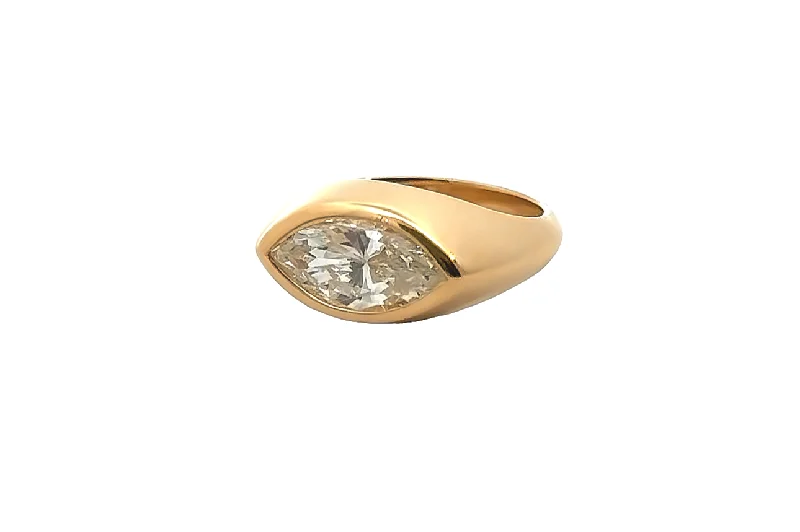 Shine Without Limits – Jewelry Sale Happening Now Marquise Bezel Diamond Ring