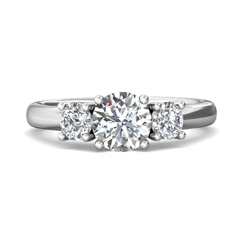 High-End Jewelry, Now More Affordable Than Ever Martin Flyer FlyerFit Three Stone Engagement Ring High-End Jewelry, Now More Affordable Than Ever Martin Flyer FlyerFit Three Stone Engagement Ring