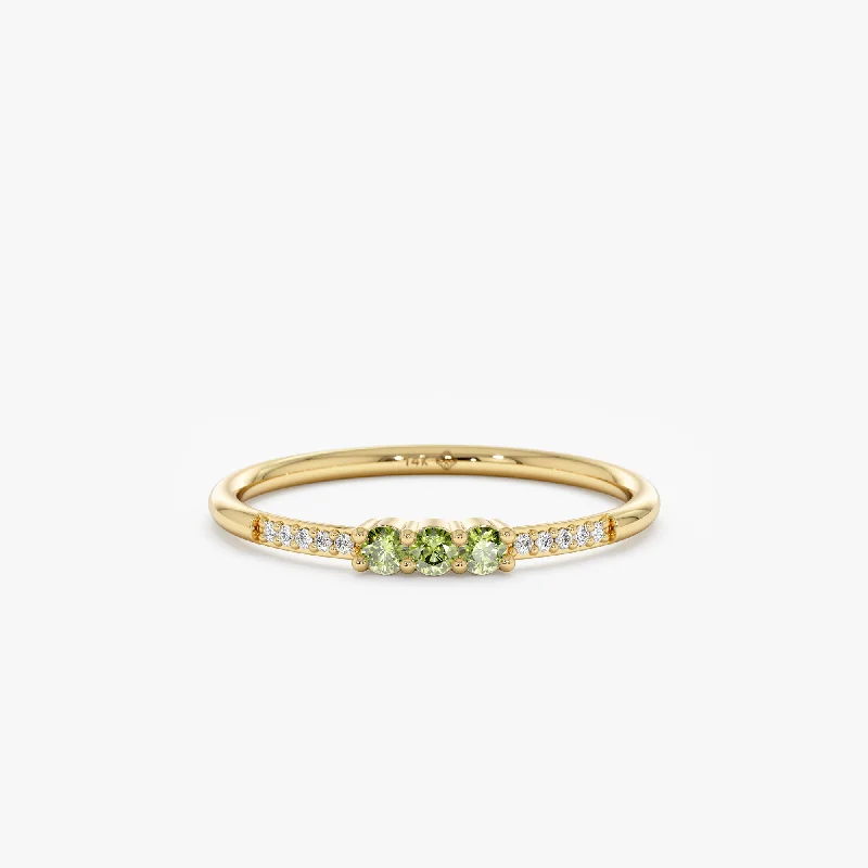 Get Ready To Sparkle – Special Jewelry Discounts Natural Peridot and Diamond Ring, Jamie Get Ready To Sparkle – Special Jewelry Discounts Natural Peridot and Diamond Ring, Jamie