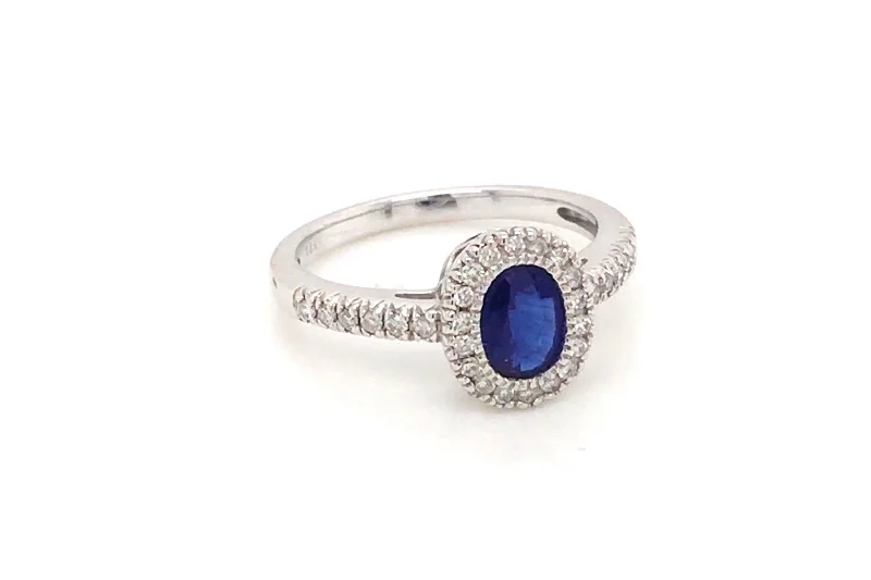 Limited-Stock Jewelry Clearance – Grab Your Favorites Now Oval Sapphire & Diamond Halo Ring Limited-Stock Jewelry Clearance – Grab Your Favorites Now Oval Sapphire & Diamond Halo Ring