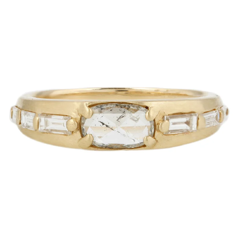 Huge Savings On Timeless Jewelry Collections Rose Cut Rectangle & Baguette Diamond Band Huge Savings On Timeless Jewelry Collections Rose Cut Rectangle & Baguette Diamond Band