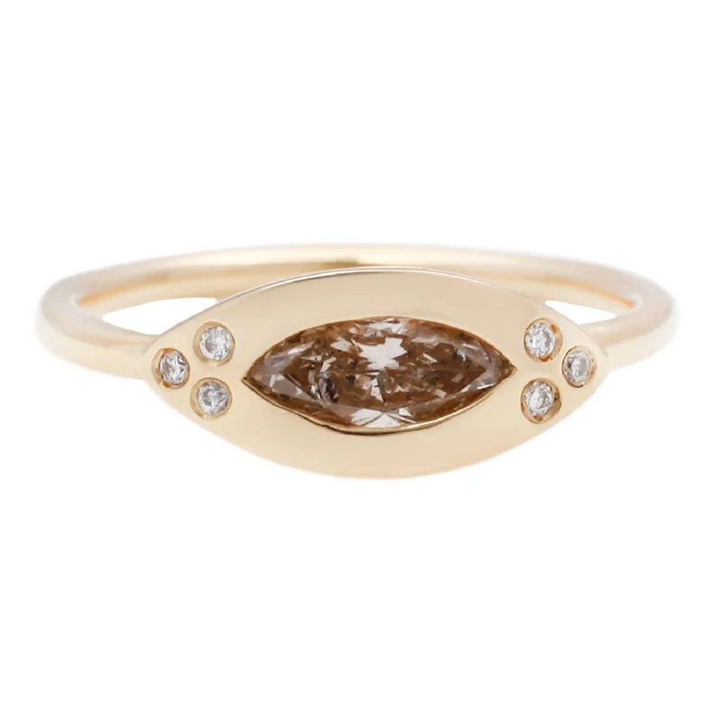 Affordable Glamour – Premium Jewelry At Special Prices Marquise Diamond Eye Ring