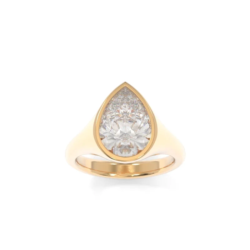 The Ultimate Jewelry Sale – Exclusive Styles At Great Prices Sculpted Signet Ring Pear The Ultimate Jewelry Sale – Exclusive Styles At Great Prices Sculpted Signet Ring Pear