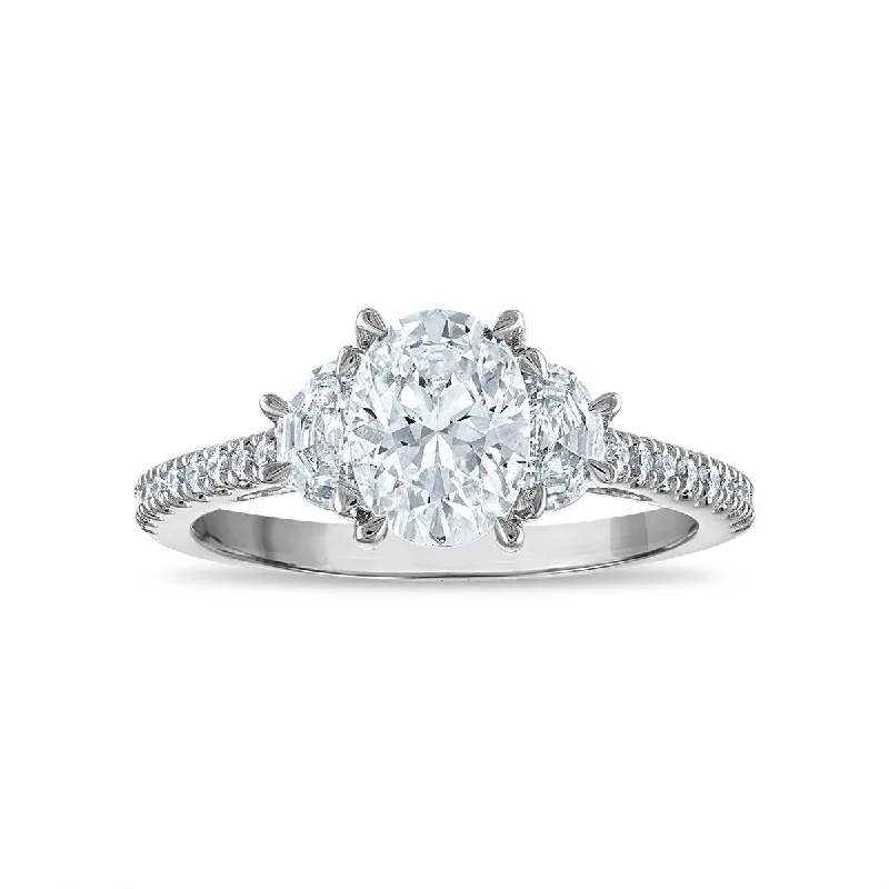 Bohemian-Inspired Jewelry For Free-Spirited Fashion Signature EcoLove 2 CTW Lab Grown Diamond Engagement Ring in 14KT White Gold Bohemian-Inspired Jewelry For Free-Spirited Fashion Signature EcoLove 2 CTW Lab Grown Diamond Engagement Ring in 14KT White Gold