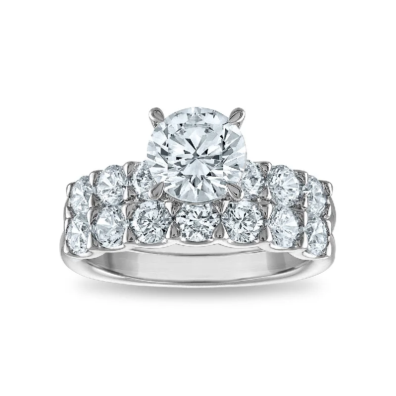 Fashion-Forward Jewelry At Incredible Prices Signature EcoLove Diamond Dreams 3 1/2 CTW Lab Grown Diamond Bridal Set in 14KT White Gold Fashion-Forward Jewelry At Incredible Prices Signature EcoLove Diamond Dreams 3 1/2 CTW Lab Grown Diamond Bridal Set in 14KT White Gold