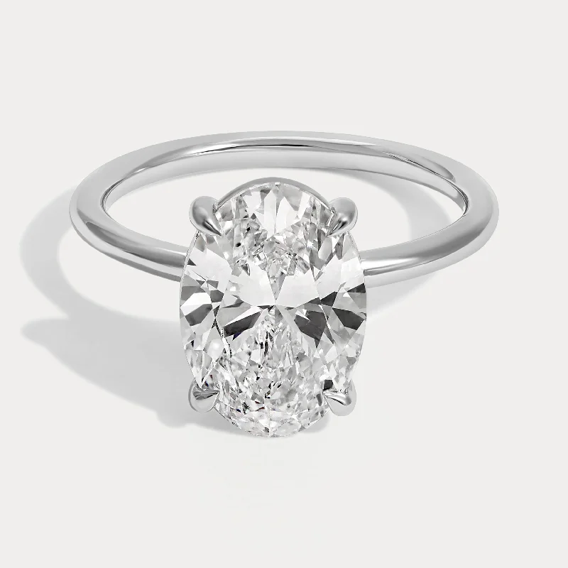 Timeless Jewelry At Special Discount Rates Sloane - 3.18ct Oval Brilliant Lab Grown Diamond Ring Timeless Jewelry At Special Discount Rates Sloane - 3.18ct Oval Brilliant Lab Grown Diamond Ring