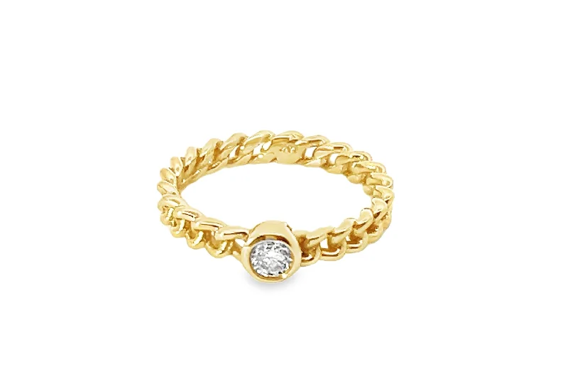 Handcrafted Jewelry Sale – Unique Designs At Low Prices Solitaire Round Diamond Chain Ring Handcrafted Jewelry Sale – Unique Designs At Low Prices Solitaire Round Diamond Chain Ring