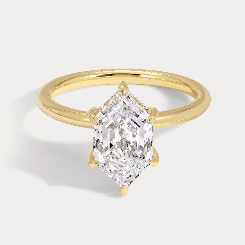 High-Quality Gemstone Jewelry For Special Occasions Stacey - 2.58ct Elongated Hexagon Lab Grown Diamond Ring High-Quality Gemstone Jewelry For Special Occasions Stacey - 2.58ct Elongated Hexagon Lab Grown Diamond Ring