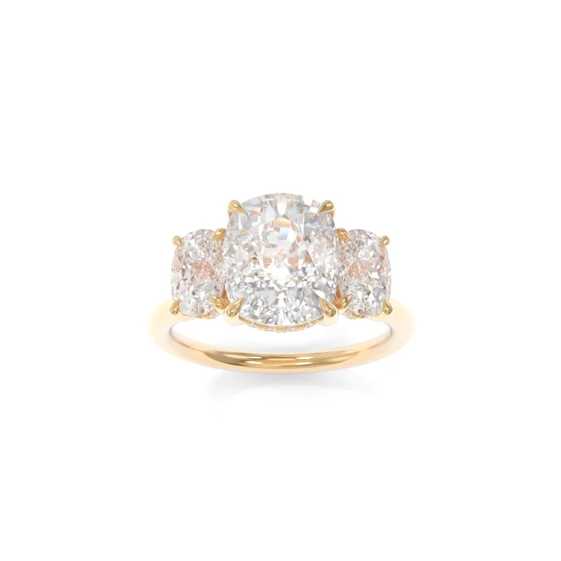 Luxury Jewelry At Unbeatable Discounts Taylor Three Stone Solitaire Elongated Cushion Luxury Jewelry At Unbeatable Discounts Taylor Three Stone Solitaire Elongated Cushion