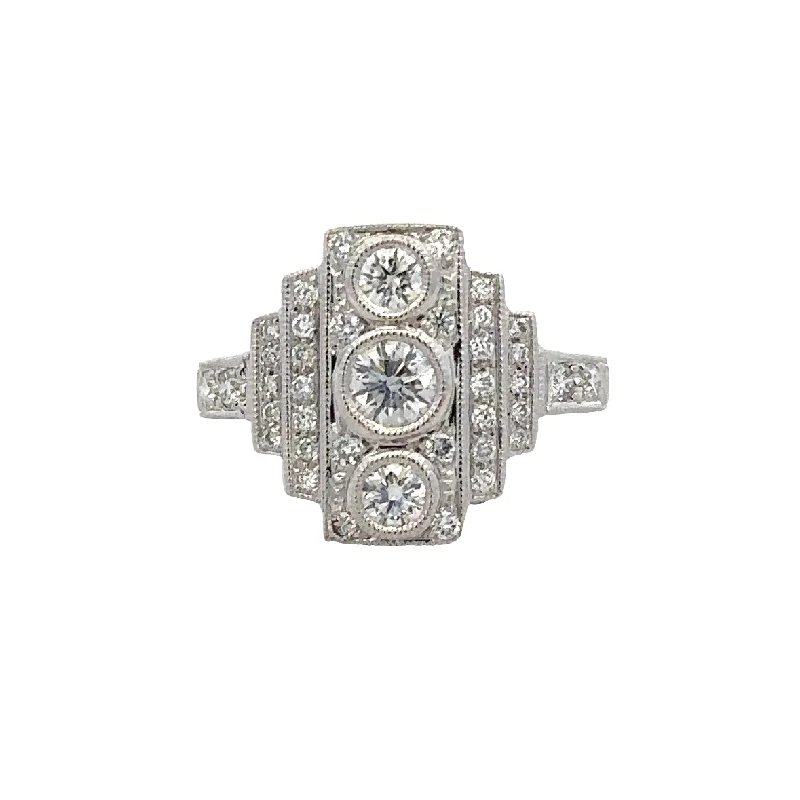 Bestselling Jewelry Now On Sale – Elevate Your Look Vintage Inspired Diamond Ring in 18k White Gold Bestselling Jewelry Now On Sale – Elevate Your Look Vintage Inspired Diamond Ring in 18k White Gold