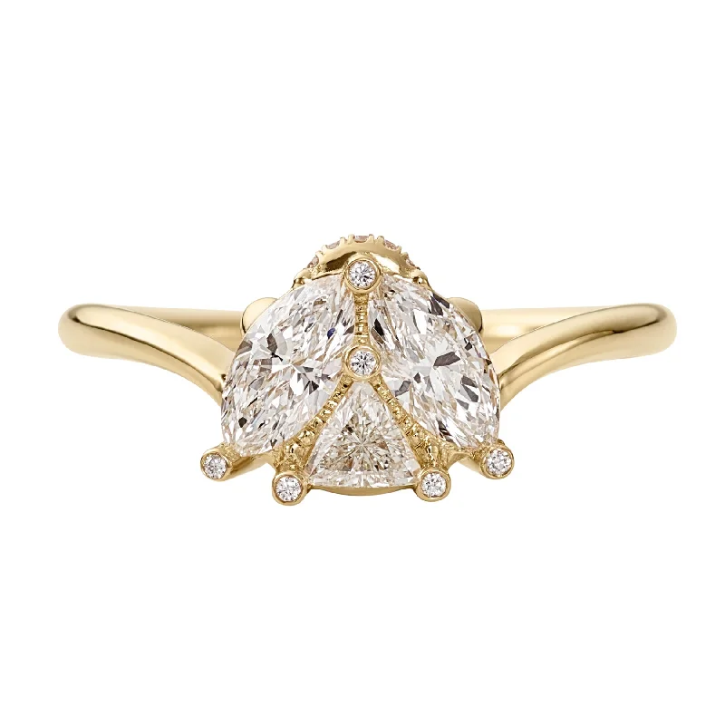 Jewelry Clearance – Final Chance To Save Big White Ladybug Triangle Marquise & Brilliant Diamond Engagement Ring Jewelry Clearance – Final Chance To Save Big White Ladybug Triangle Marquise & Brilliant Diamond Engagement Ring