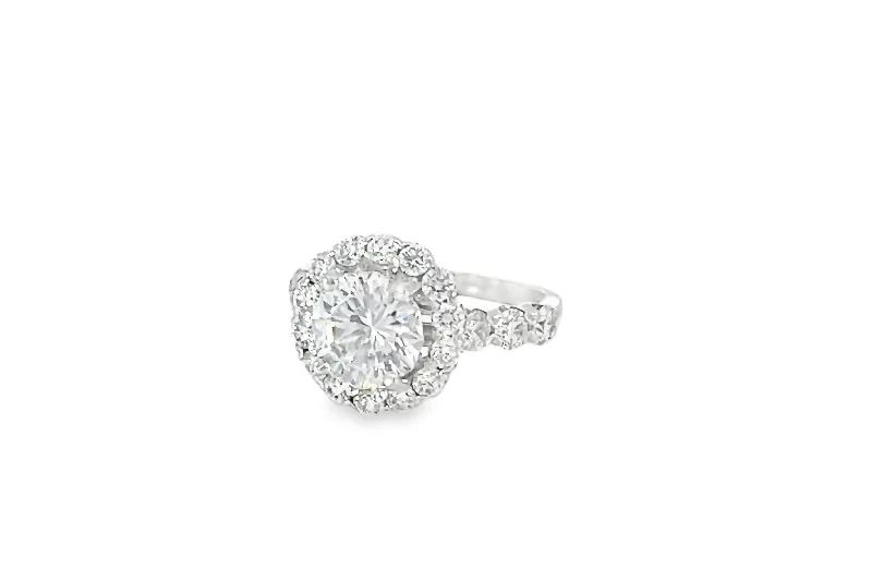 Trending Jewelry Now Available At Exclusive Prices Christopher Designs Polished Halo Diamond Engagement Semi-Mount Ring Trending Jewelry Now Available At Exclusive Prices Christopher Designs Polished Halo Diamond Engagement Semi-Mount Ring