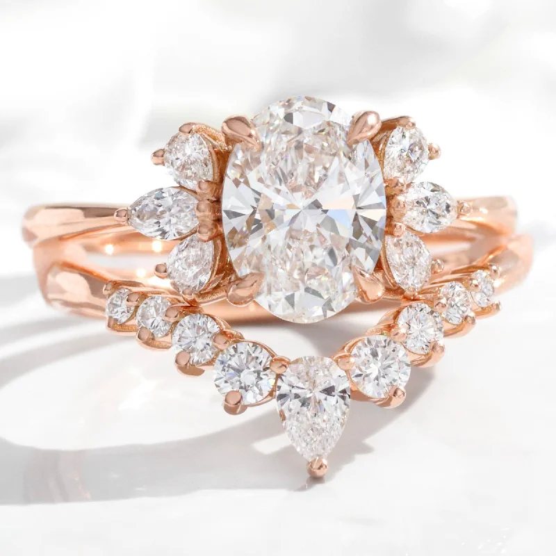 Jewelry Flash Sale – Stylish Designs At Unbeatable Rates 2.25 t. Oval Lab Diamond 3 Stone Ring Set w/ Wishbone Wedding Band in Fairy Setting Jewelry Flash Sale – Stylish Designs At Unbeatable Rates 2.25 t. Oval Lab Diamond 3 Stone Ring Set w/ Wishbone Wedding Band in Fairy Setting