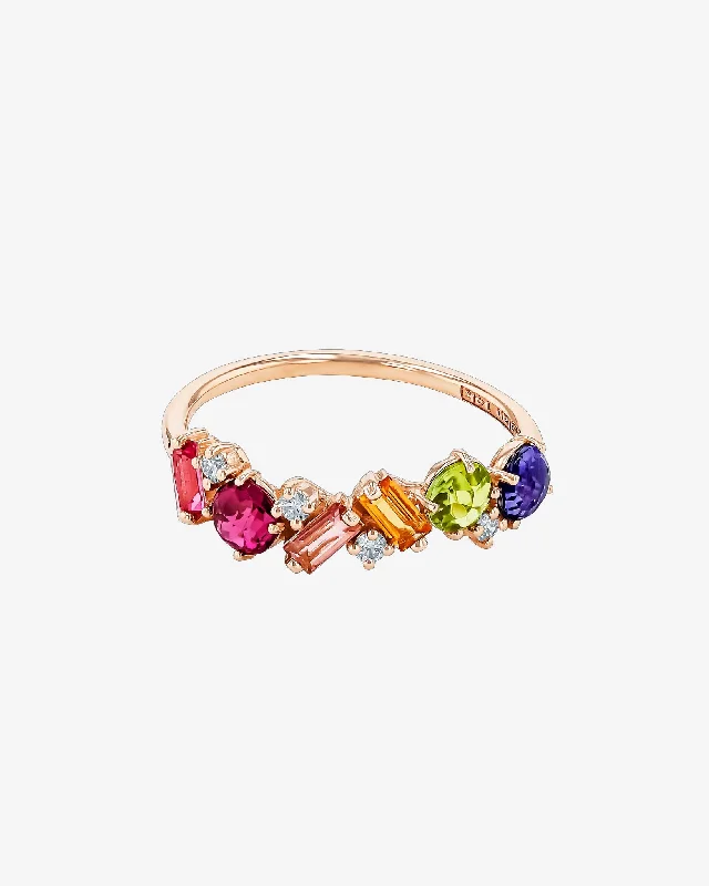 Affordable Glamour – Must-Have Jewelry At Special Rates Amalfi Blend Rainbow Half Band Affordable Glamour – Must-Have Jewelry At Special Rates Amalfi Blend Rainbow Half Band