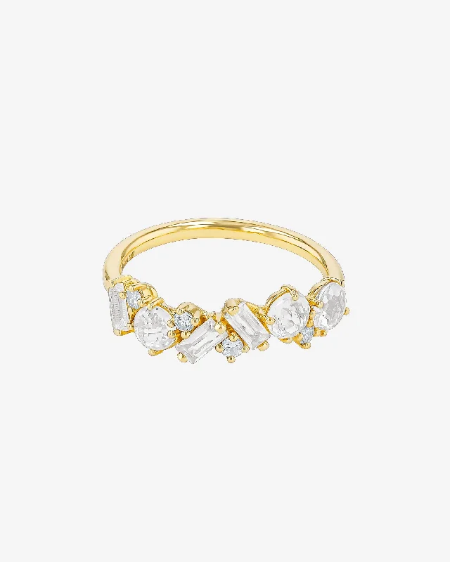 Best-Selling Jewelry Styles Now At Exclusive Discounts Amalfi Blend White Topaz Half Band Best-Selling Jewelry Styles Now At Exclusive Discounts Amalfi Blend White Topaz Half Band
