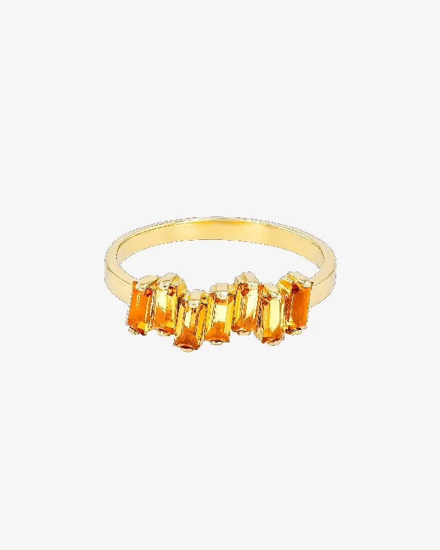 Jewelry Clearance Event – Stock Up Before It's Over Amalfi Citrine Half Band