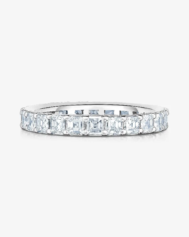 Premium Jewelry Now Available At Special Discounts Asscher Diamond Eternity Band