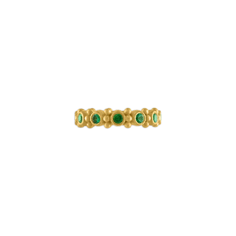 Elegant Jewelry, Exclusive Prices – Shop Now Emerald Bulla Aeon Ring
