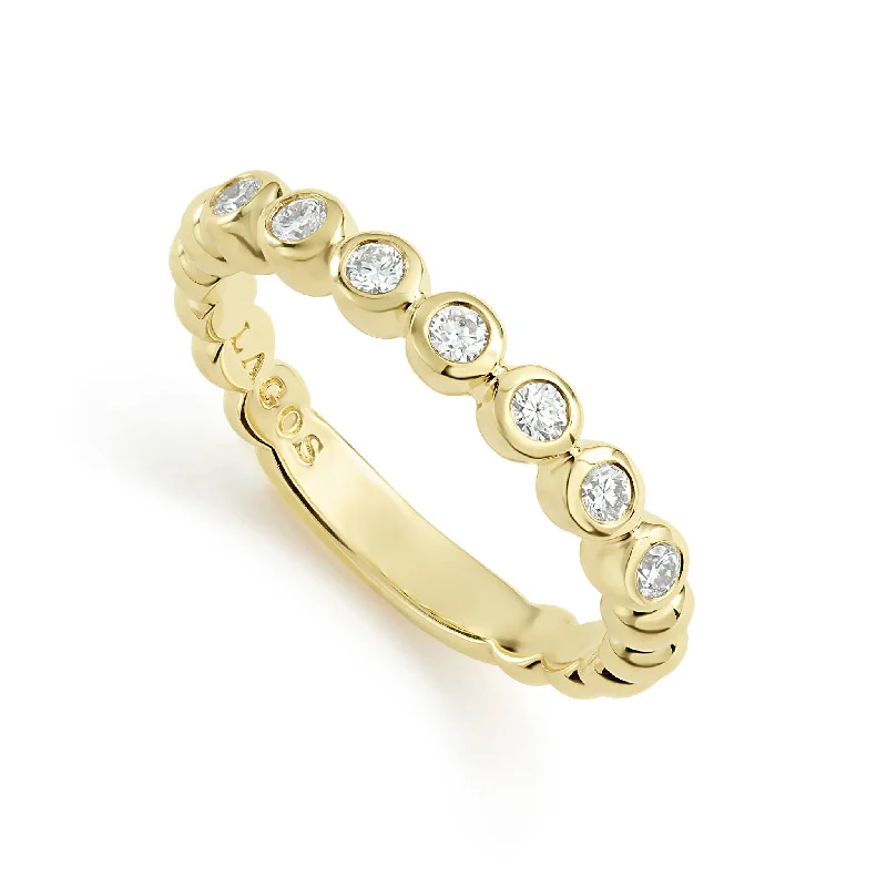 Sparkle In Style With Our Best Jewelry Deals Caviar Gold 18K Gold and Diamond Stacking Ring Sparkle In Style With Our Best Jewelry Deals Caviar Gold 18K Gold and Diamond Stacking Ring