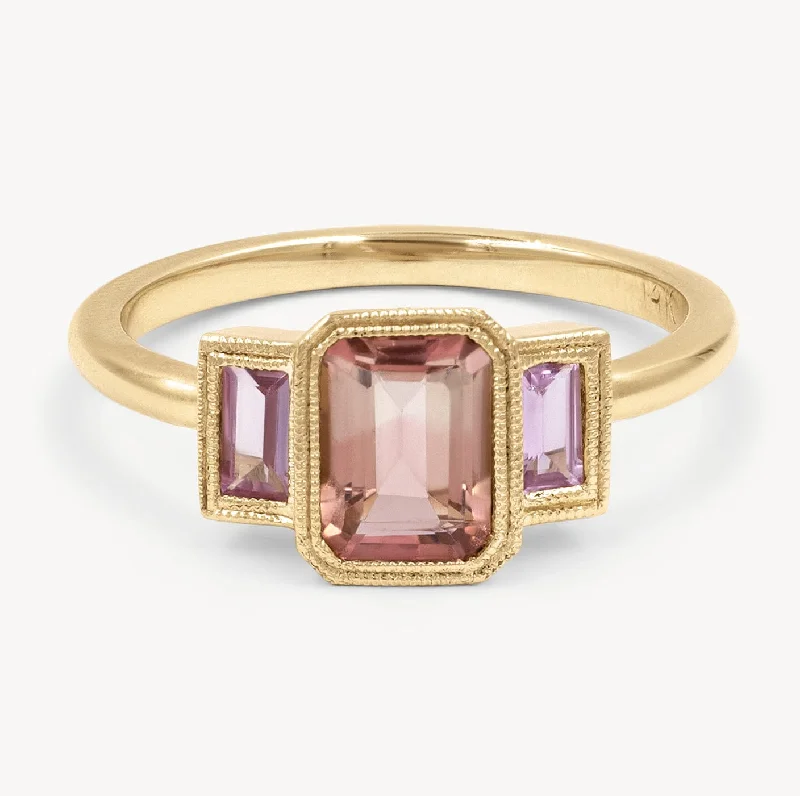 Luxury Jewelry At Unbeatable Discounts Charlotte Bicolor Tourmaline and Sapphire Ring Luxury Jewelry At Unbeatable Discounts Charlotte Bicolor Tourmaline and Sapphire Ring