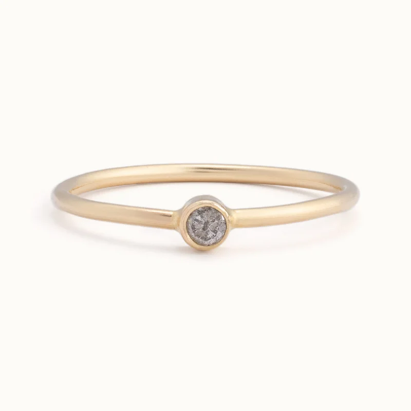 Limited-Time Offer On Elegant Jewelry Pieces Custom Salt and Pepper Diamond Birthstone Stacking Ring | 10K Yellow Gold Limited-Time Offer On Elegant Jewelry Pieces Custom Salt and Pepper Diamond Birthstone Stacking Ring | 10K Yellow Gold