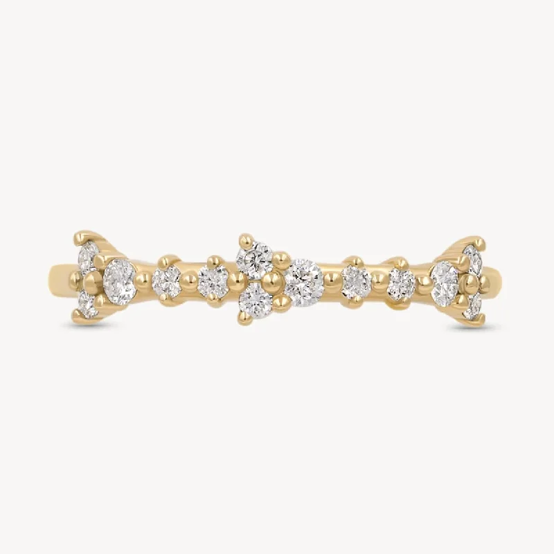 Seasonal Jewelry Sale – Upgrade Your Style Today Diamond Trio Ring