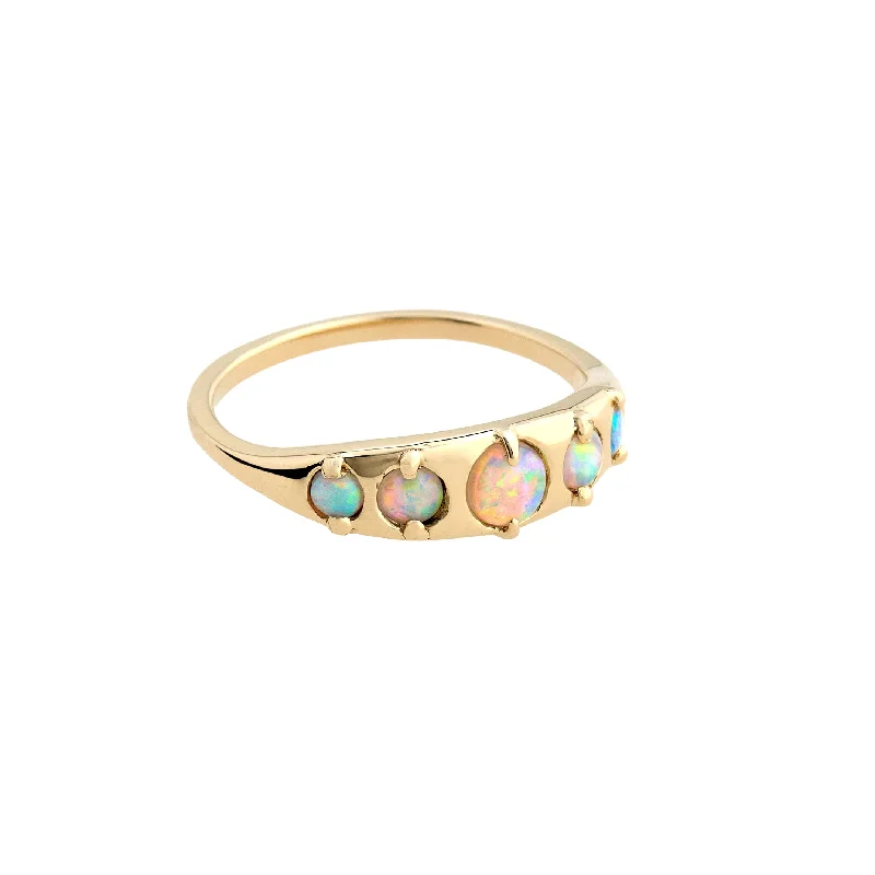 Dainty And Elegant Jewelry Now At Reduced Prices Five Opal Ring