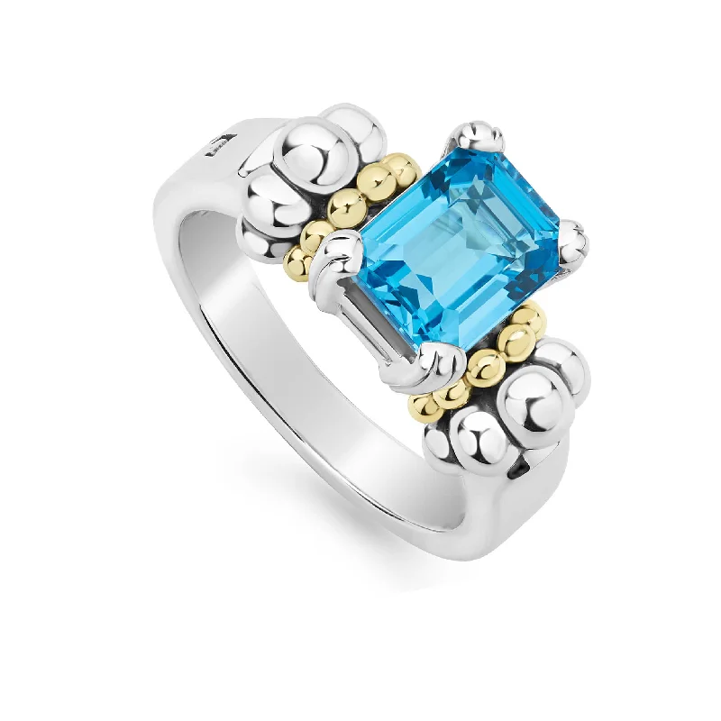 Discover Unique Jewelry With Special Limited-Time Offers Glacier Small Emerald-Cut Swiss Blue Topaz Ring Discover Unique Jewelry With Special Limited-Time Offers Glacier Small Emerald-Cut Swiss Blue Topaz Ring