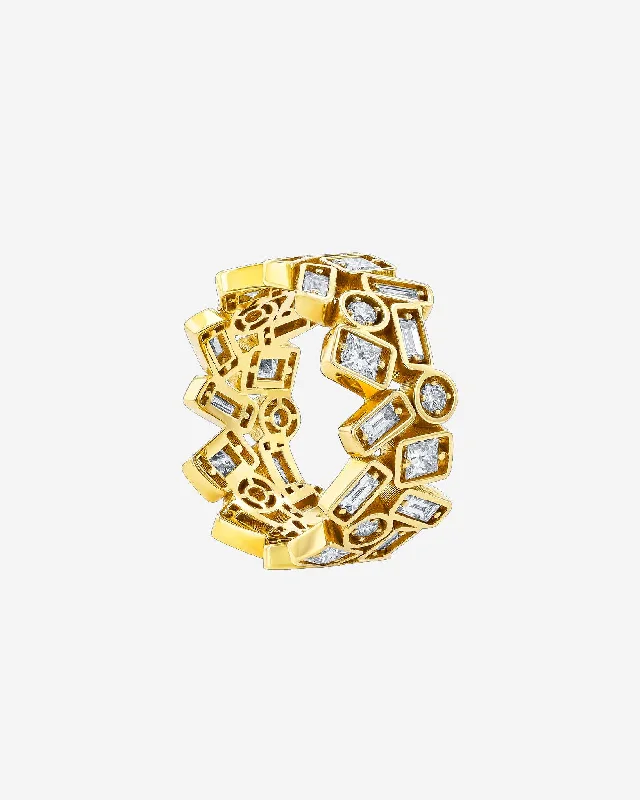 Personalized Jewelry At Special Discount Rates Inlay Double Row Diamond Eternity Band Personalized Jewelry At Special Discount Rates Inlay Double Row Diamond Eternity Band